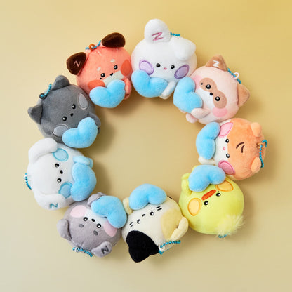[PRE-ORDER] ZERONI X Line Friends Plush Magnet Keyring - ZEROBASEONE