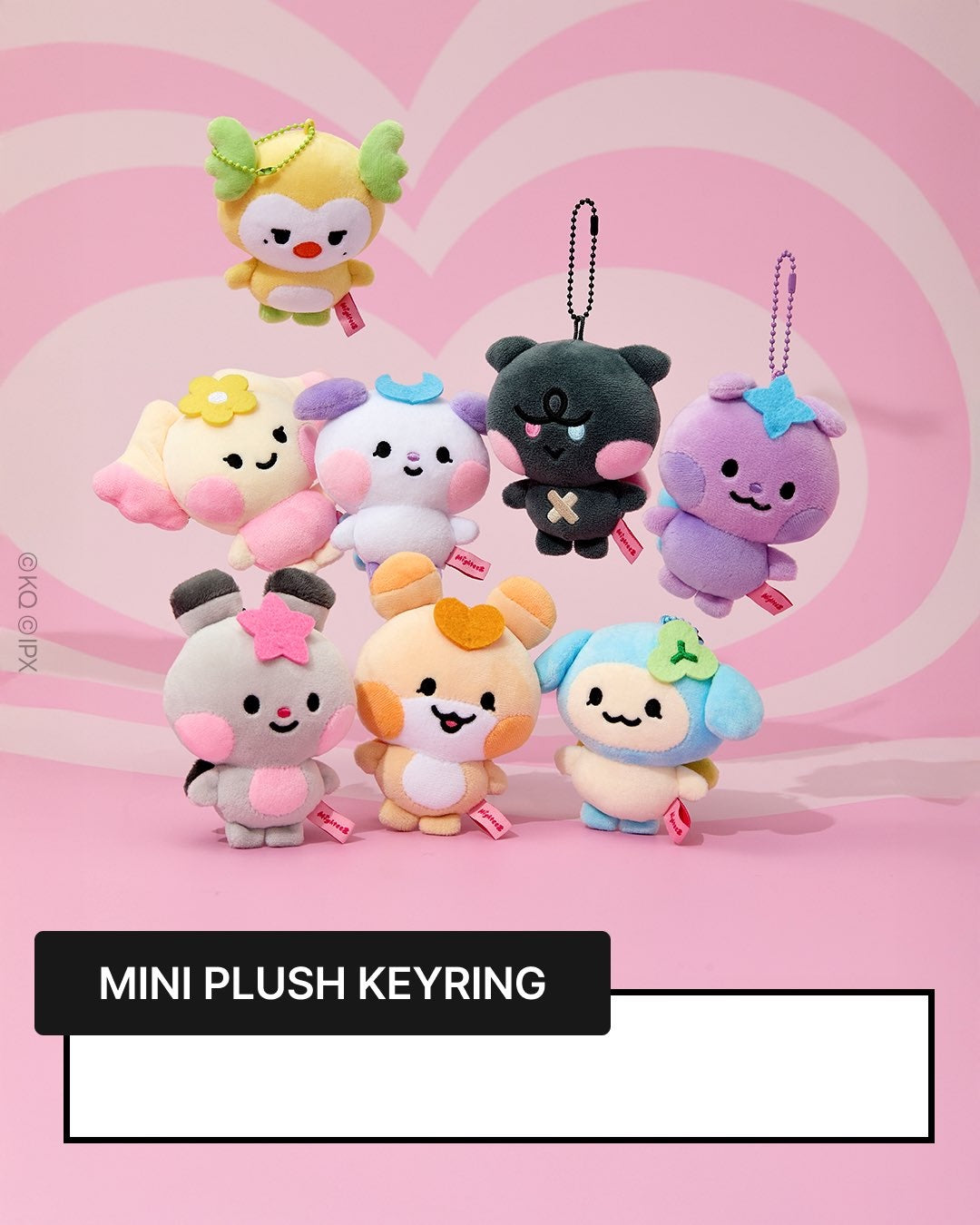(PRE-ORDER) MIGHTEEZ (ATEEZ) POP-UP - MINI PLUSH KEYRING