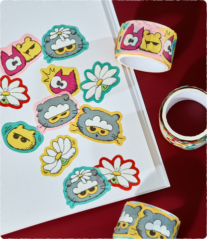 (PRE-ORDER) G-DRAGON x ZO&FRIENDS: ZOAful - ROLL STICKER