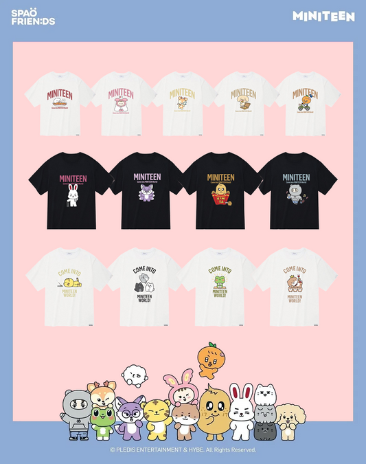 (PRE-ORDER) MINITEEN&SPAO - SHORT-SLEEVE T-SHIRT