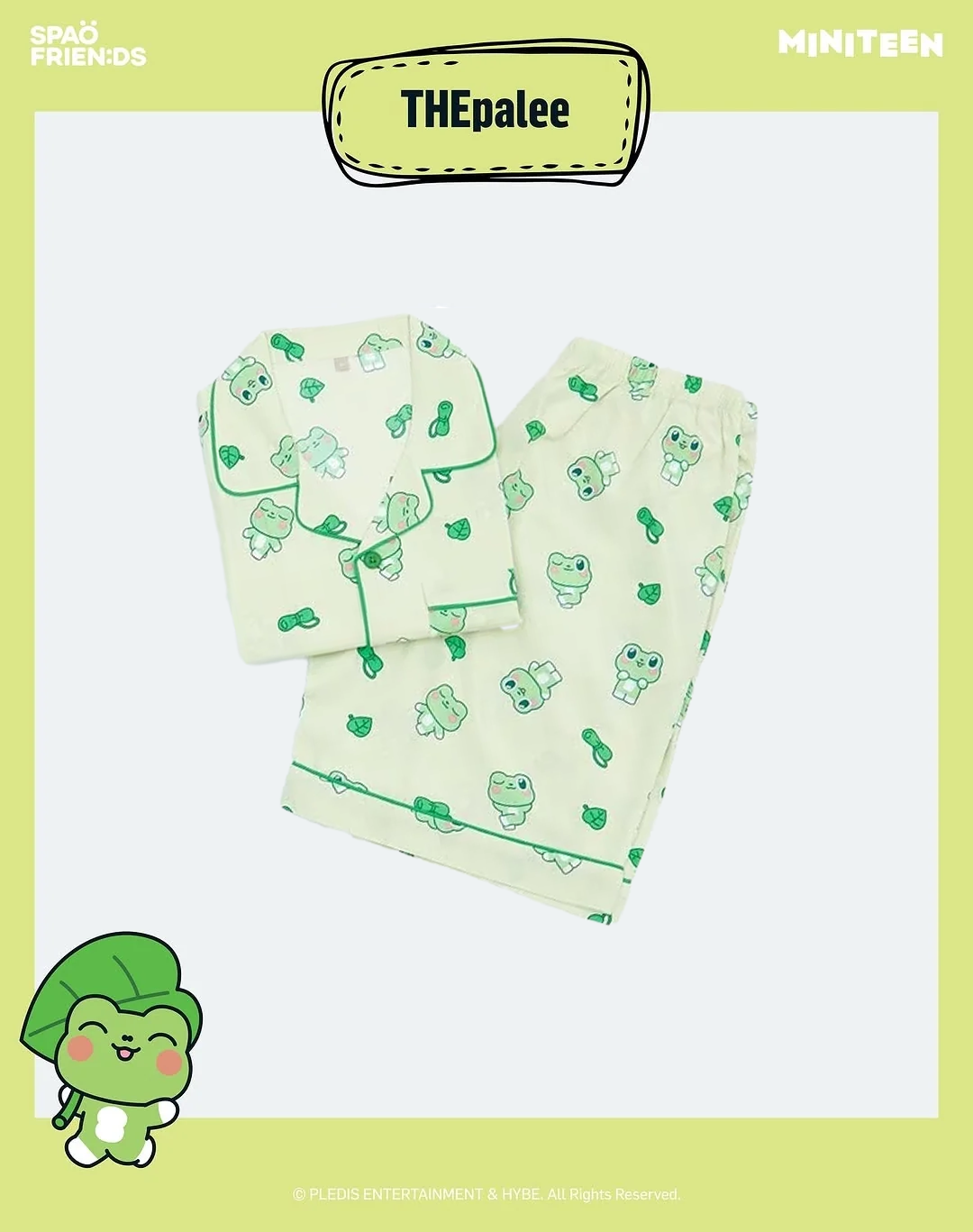 (PRE-ORDER) MINITEEN&SPAO - SHORT-SLEEVE PAJAMAS